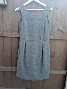 Grey Pinafore Dress Size 10 From Marks And Spencers - Picture 1 of 6