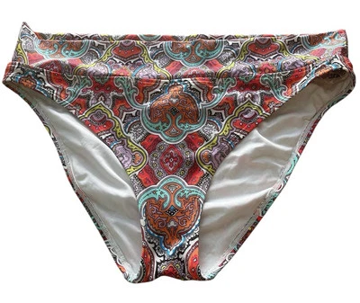 Parte inferior de natación Victoria’s Secret con estampado de cachemira multicolor talla X-grande Foto 1 de 4