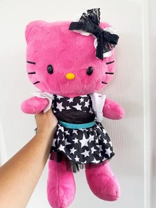 Authentic vintage rare Sanrio Build-A-Bear hello kitty with dress hight 43CM - Picture 1 of 7
