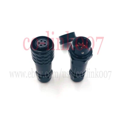 WEIPU SA12 Inline Cable Coupler IP67 Waterproof Female Plug male Socket 5 pin  - Image 1 of 4
