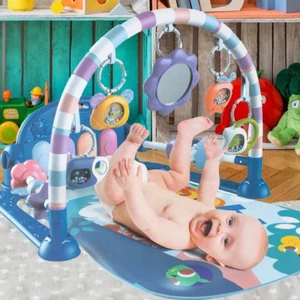 MalPlay Spielmatte mit Spielbogen für Baby mit Musik 76x60cm Spieldecke mit Klav - Bild 1 von 21