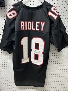 CALVIN RIDLEY ATLANTA FALCONS Autographed Custom Jersey JSA - Picture 1 of 3