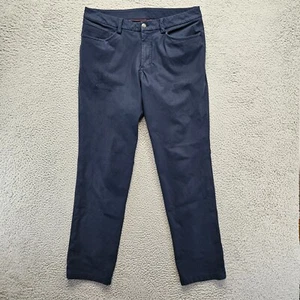 Pantalones chinos de golf de rendimiento azul marino talla 32 Lululemon para hombre - Imagen 1 de 13