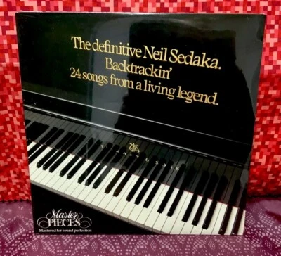 1986 Neil Sedaka”Backtrackin’” Starblend Records Track 2 Double LP (Sealed) - Image 1 of 4