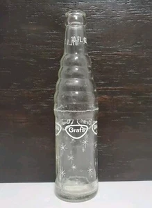 GRAF'S BEVERAGES 10 OUNCE GLASS BOTTLE empty no chips or cracks - Picture 1 of 7