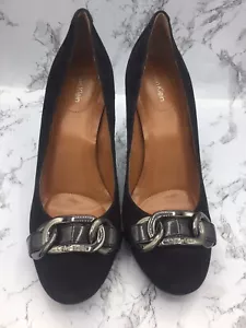 Calvin Klein Größe 8 M schwarze Wildleder MADDIE Pumps - Bild 1 von 11