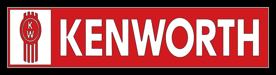 Kenworth Motor Trucks NUEVO Letrero de Metal 16"x48" EE. UU. ACERO XL Tamaño - 8 lb Foto 1 de 1
