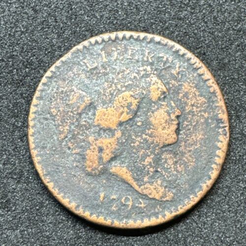 1794 Liberty Cap Flowing Hair Half Cent 1/2C Coin