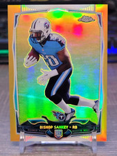 Bishop Sankey 2014 Topps Chrome Gold Refractor #163 Titans Rookie Card /50 RC