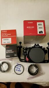 Canon EOS 60D underwater kit, 2 lens, Nauticam NA-60D housing