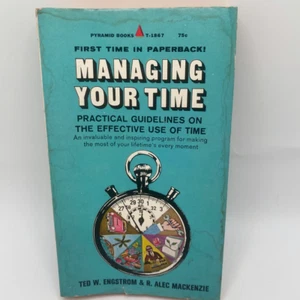 Managing Your Time by Ted W. Engstrom & R. Alec MacKenzie 1968 PB Self Help - Picture 1 of 6