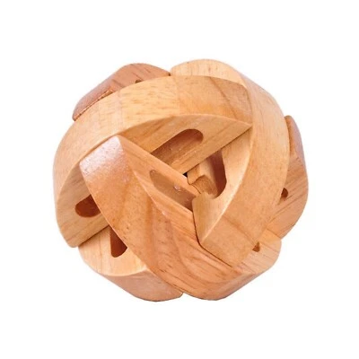 Luban Lock. Wood Puzzle. Intelligence Game. 3D Brain Teaser - Image 1 of 3