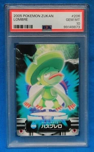 2005 Pokemon Zukan Japanese # 206 Lombre PSA 10 GEM MT # 99149873 - Bild 1 von 2