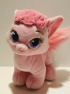 Disney PALACE Pets AURORA Stuffed Plush BUILD A BEAR Pink CAT Kitten Toy Doll - Picture 1 of 6