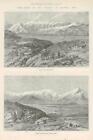 1891 - Antique Print CENTRAL ASIA Roof of the World Little Pamir Kara-Su  (206)