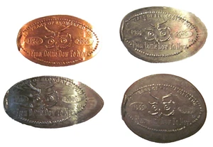 TEC 40 Year Anniversary Elongated Penny Nickel Dime & Quarter set Dottie Dow - Picture 1 of 9