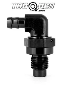 8mm Barbed 90 degree Rollover Vertical Vent Valve (ORB-6) Tank Mounted In Black - Picture 1 of 2