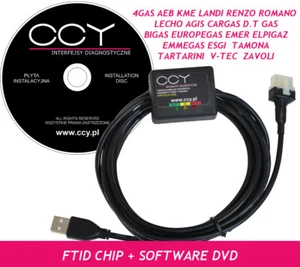 USB LPG GLP CNG FTDI AUTOGAS INTERFACE EMER ROMANO LECHO KME AGIS AG BIGAS AC - Bild 1 von 1