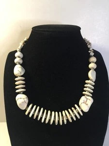 Collana grossa donna / pietra naturale choker - Foto 1 di 4