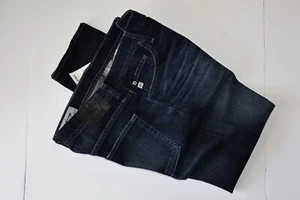 AG Adriano Goldschmied Jeans The Sayre Drop Rise Tapered Dark Blu 32x30 32 Waist - Picture 1 of 4