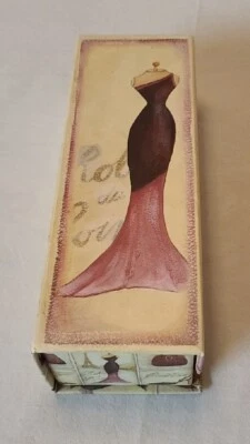 Empty Dress Design Box, 10"L X 3"1/2W X 2"3/4 H - Image 1 of 3