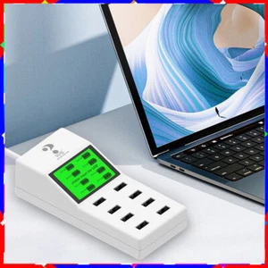 Multi-port charging 8USB fast charging station outputs 5V/8A hub travel charging - Picture 1 of 18