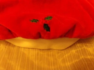 SOMBRERO DE TERCIOPELO ROJO NAVIDAD NIÑOS PEQUEÑO 001 - Imagen 1 de 3