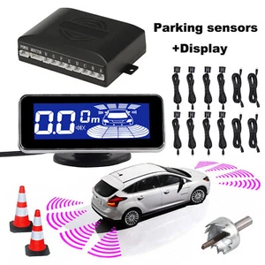 8 sensori LCD parcheggio assistito per retrofit parcheggio assistito avvisatore retromarcia PDC nuovo - Foto 1 di 15