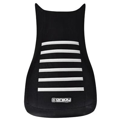 Cubierta de asiento Arctic Cat 2005-2009 automática 650 700 costillas negras/blancas #380 Foto 1 de 4