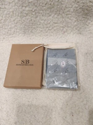 SERMAN BRANDS RFID Blocking Slim Bifold Genuine Leather Minimalist Front Pocket - Image 1 of 4