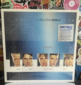COLLECTIVE SOUL Blender VG++ BLUE VINYL W/HYPE STICKER RSD/3000 - Picture 1 of 2