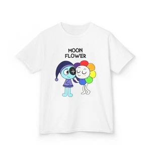 Dandy’s World Roblox Shirt – Astro & Dandy Moon Flower Tee | Kids Unisex T-shirt - Picture 1 of 13
