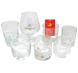 Cognac And Whisky Drinking Glasses Hennessy Bell's Baileys Talisker BP13 - Picture 1 of 9