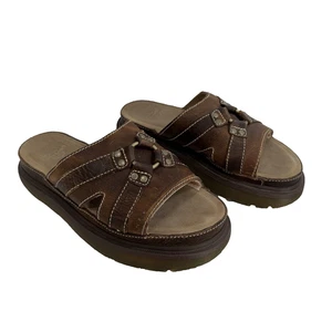 Rare Vintage Dr Martens Leila Sandals Ring Brown Chunky Platform Women’s Size 7 - Picture 1 of 14