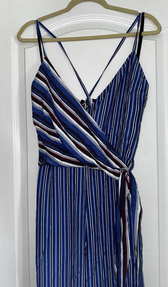 Mono Felix de seda estampado azul trapo y hueso, talla 6 NUEVO Foto 1 de 4