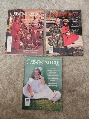 Lot Of 3 Vintage 1995 & 1996 Creative Needle Magazines - Image 1 of 4