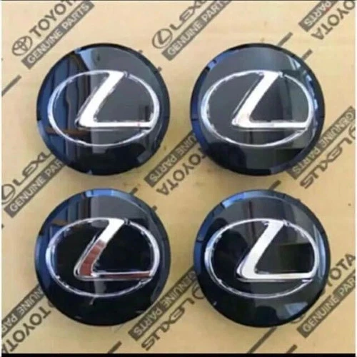 LEXUS CT200h 12-17 正品车轮中心盖装饰黑色 4 套 42603-76021 原始设备制造商 — 第 1/2 张图片