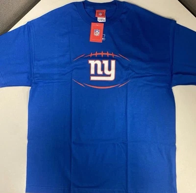 Camiseta De Colección Y2K New York Giants Unisex Talla M Azul Old School NFL Gráfico Foto 1 de 4