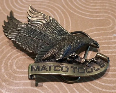 Matco Tools Cinturón Hebilla Logo Águila Hecho en EE. UU. Great American Buckle Company Foto 1 de 4