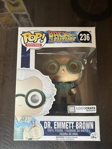 Funko Pop! Zurück in die Zukunft Dr. Emmett Brown # 236 Lootcrate Exclusive - Bild 1 von 6
