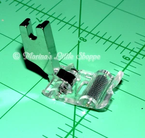 HIGH SHANK ROLLER Presser foot for NECCHI Lydia Mira ** BROTHER PQ1500 VX810... - Picture 1 of 3