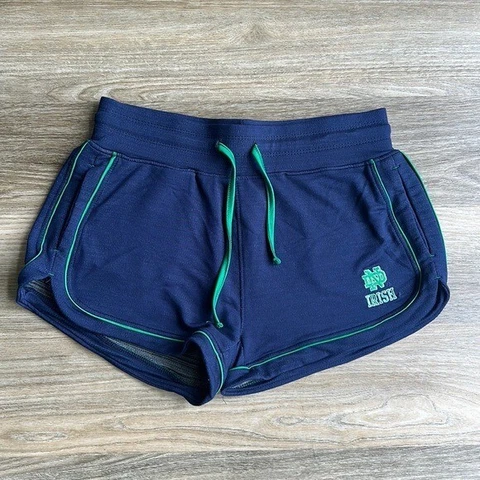 COLOSSEUM NOTRE DAME SHORTS BLUE WOMENS MEDIUM Cover