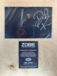 Diamond Rowe Signed 4x6 Photo Lead Guitarist Tetrarch Zobie Productions COA - Picture 1 of 6