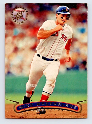 1996 Topps Stadium Club #108 Mike Macfarlane MLB Card Red Sox - Image 1 of 2
