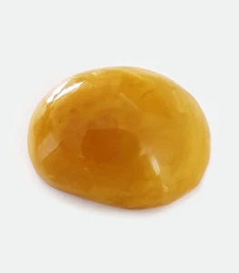 Vintage Baltic Amber Stone Butterscotch Egg Yolk Brooch 22 g - Picture 1 of 6