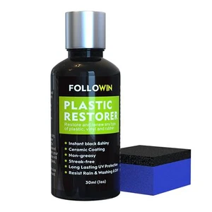 Plastic Restorer for Cars Ceramic Plastic Coating Trim Restore Resists Water ... - Picture 1 of 7