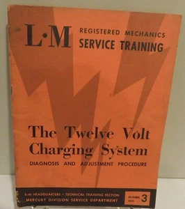1955 Service Training Manual Twelve Volt Charging System Car & Truck - Picture 1 of 3