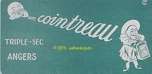 PUBLICITE COINTREAU LIQUEUR TRIPLE SEC ANGERS LUNE DE 1911 FRENCH AD PUB RARE - Imagen 1 de 1