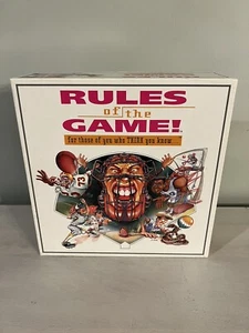 Reglas del Juego Deportes Trivia Juego de Mesa 1995 De Colección Precintado - Imagen 1 de 2