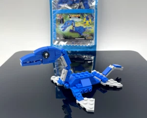 Dinosaur Transformers Building Blocks Toy Plesiosaur DIY Blocks Kid Gift 55 PCS - Picture 1 of 2